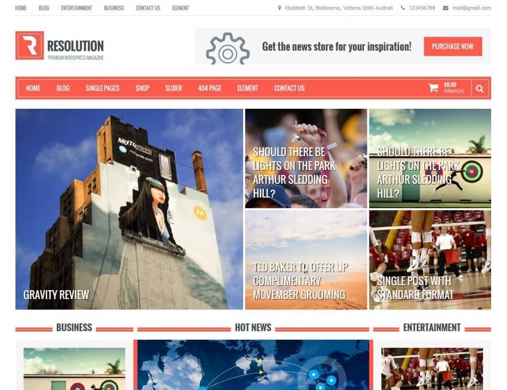 En iyi 10 adet ücretsiz ve premium 2026 WordPress haber teması! 20 resolution-HABER